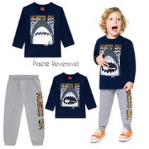 Conjunto Moletom Flanelado Infantil Masculino KYLY Conjunto Moletom Flanelado Infantil Masculino KYLY