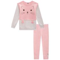 Conjunto Moletom Gatinha Kukiê