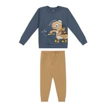 Conjunto Moletom Gola Careca Tartaruga BocaGrande Interativa - Conjunto Moletom Gola Careca Tartaruga BocaGrande Interativa -