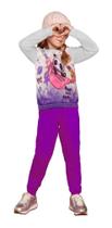 Conjunto Moletom Infantil Atacado Calça Inverno Menina 2 A 8 Conjunto Moletom Infantil Atacado Calça Inverno Menina 2 A 8