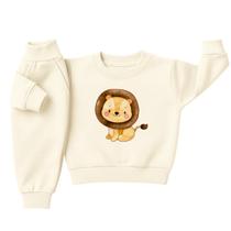 Conjunto Moletom Infantil Bebê Menino Peluciado Roupa Inverno Flanelado Abrigo Leão Algodão Premium Conjunto Moletom Infantil Bebê Menino Peluciado Roupa Inverno Flanelado Abrigo Leão Algodão Premium