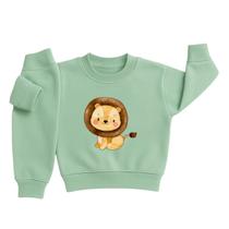 Conjunto Moletom Infantil Bebê Menino Peluciado Roupa Inverno Flanelado Abrigo Leão Algodão Premium Conjunto Moletom Infantil Bebê Menino Peluciado Roupa Inverno Flanelado Abrigo Leão Algodão Premium