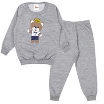 Conjunto Moletom Infantil Bebê Menino Roupas de Frio Inverno