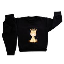 Conjunto Moletom Infantil Bebê Roupa Frio Peluciado Confortável Grosso Abrigo Flanelado Kit Inverno Conjunto Moletom Infantil Bebê Roupa Frio Peluciado Confortável Grosso Abrigo Flanelado Kit Inverno