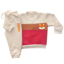 Conjunto Moletom Infantil Bebê Unissex Peluciado Roupa Inverno Flanelado Abrigo Algodão Premium Conjunto Moletom Infantil Bebê Unissex Peluciado Roupa Inverno Flanelado Abrigo Algodão Premium
