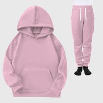 Conjunto Moletom Infantil Blusa de Frio Canguru e Calça Benellys