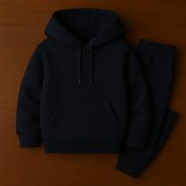 Conjunto Moletom Infantil Blusa de Frio Canguru e Calça Tamanho 8 ao 16