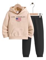 Conjunto Moletom Infantil Blusa E Calça Los Angeles