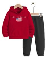 Conjunto Moletom Infantil Blusa E Calça Los Angeles