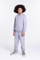 Conjunto Moletom Infantil Capuz e Zíper Mescla Conjunto Moletom Infantil Capuz e Zíper Mescla