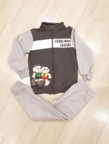 Conjunto moletom infantil Cascão Cebolinha