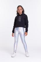 Conjunto Moletom Infantil Cropped e Calça Holográfica Conjunto Moletom Infantil Cropped e Calça Holográfica