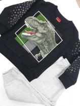 Conjunto moletom infantil Dino