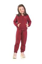 Conjunto Moletom Infantil Feminino Casaco + Calça Dila 03968
