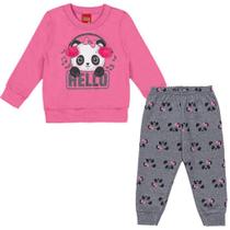 Conjunto Moletom Infantil Feminino Kyly 207.923