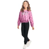 Conjunto Moletom Infantil Feminino Kyly 208.007