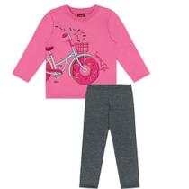 Conjunto Moletom Infantil Feminino Kyly P207.957