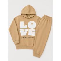 Conjunto Moletom Infantil Feminino Peluciado com Capuz 6 ao 10 Conjunto Moletom Infantil Feminino Peluciado com Capuz 6 ao 10