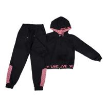 Conjunto Moletom Infantil Feminino Zíper Have Fun 25147 Conjunto Moletom Infantil Feminino Zíper Have Fun 25147