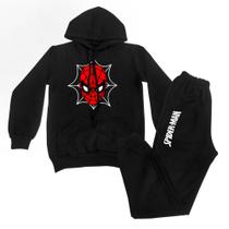 Conjunto Moletom Infantil Homem Aranha Conjunto Moletom Infantil Homem Aranha