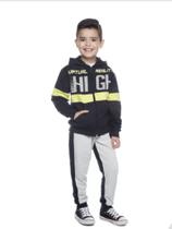 Conjunto moletom infantil jaqueta