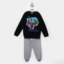 Conjunto Moletom Infantil Longo Marvel Avengers Menino Conjunto Moletom Infantil Longo Marvel Avengers Menino