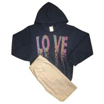 Conjunto Moletom Infantil Love