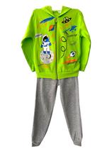 Conjunto Moletom Infantil Masculino com Capuz Inverno 4 ao 8 Estampas Divertidas