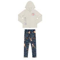 Conjunto Moletom Infantil Menina Alakazoo 4 ao 10 Ref. 019126 Conjunto Moletom Infantil Menina Alakazoo 4 ao 10 Ref. 019126