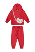Conjunto Moletom Infantil Menina Boca Grande 17217