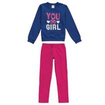 Conjunto Moletom Infantil Menina - MalweeKids Conjunto Moletom Infantil Menina - MalweeKids