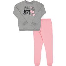 Conjunto Moletom Infantil Menina Pulla Bulla Ref. 47123