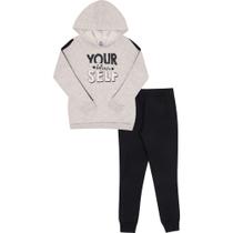 Conjunto Moletom Infantil Menina Pulla Bulla Ref. 47431
