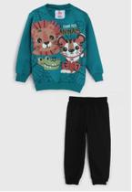 Conjunto Moletom Infantil Menino Flanelado por Dentro Calça cpunho - Zig Zig Zaa MalweeKids