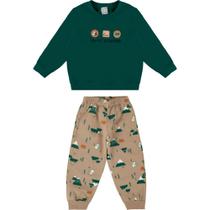 Conjunto Moletom Infantil Menino Malwee 4/8 Ref. 0116666