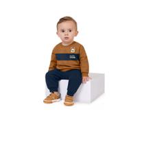 Conjunto Moletom Infantil Menino Malwee Ref. 126202 Conjunto Moletom Infantil Menino Malwee Ref. 126202