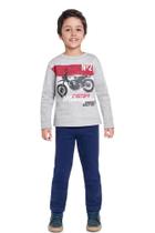 Conjunto Moletom Infantil Menino Mescla - Brandili Conjunto Moletom Infantil Menino Mescla - Brandili