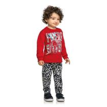 Conjunto Moletom Infantil Menino WRK 1 ao 3 Ref. 62378 - Romitex