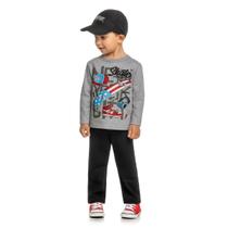 Conjunto Moletom Infantil Menino WRK 4 ao 8 Ref. 62371