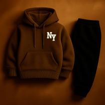 Conjunto Moletom Infantil New York Algodão Premium Várias Cores e Tamanhos