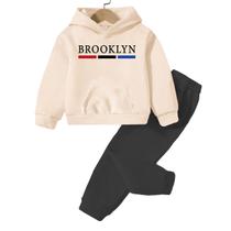 Conjunto Moletom Infantil Peluciada Calça e Blusa Brooklyn