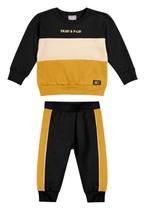 Conjunto Moletom Infantil Preto Menino Enjoy Colorittá Conjunto Moletom Infantil Preto Menino Enjoy Colorittá