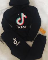 Conjunto Moletom Infantil Tik Tok Conjunto Moletom Infantil Tik Tok