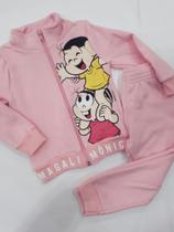 Conjunto moletom infantil Turma da Mônica e Magali