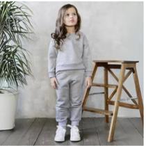 Conjunto moletom infantil Unissex Menina e Menino Flanelado Kit 5 Peças