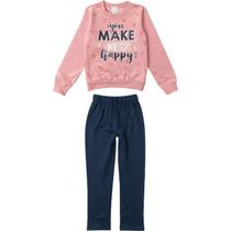 Conjunto Moletom juvenil Menina Malwee Kids Ref. 78351