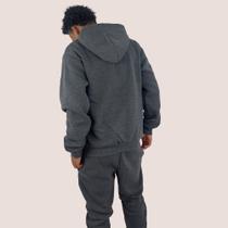 Conjunto Moletom Liso Algodão Masculino Blusa Canguru Basico