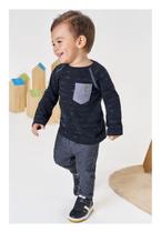 Conjunto Moletom Manga Longa Bebê Johnny Fox