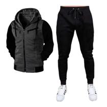 Conjunto Moletom Masculino C/capuz E Ziper Premium Conjunto Moletom Masculino C/capuz E Ziper Premium