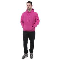 Conjunto Moletom Masculino Calça Preta e Blusa de Moletom cor Pink